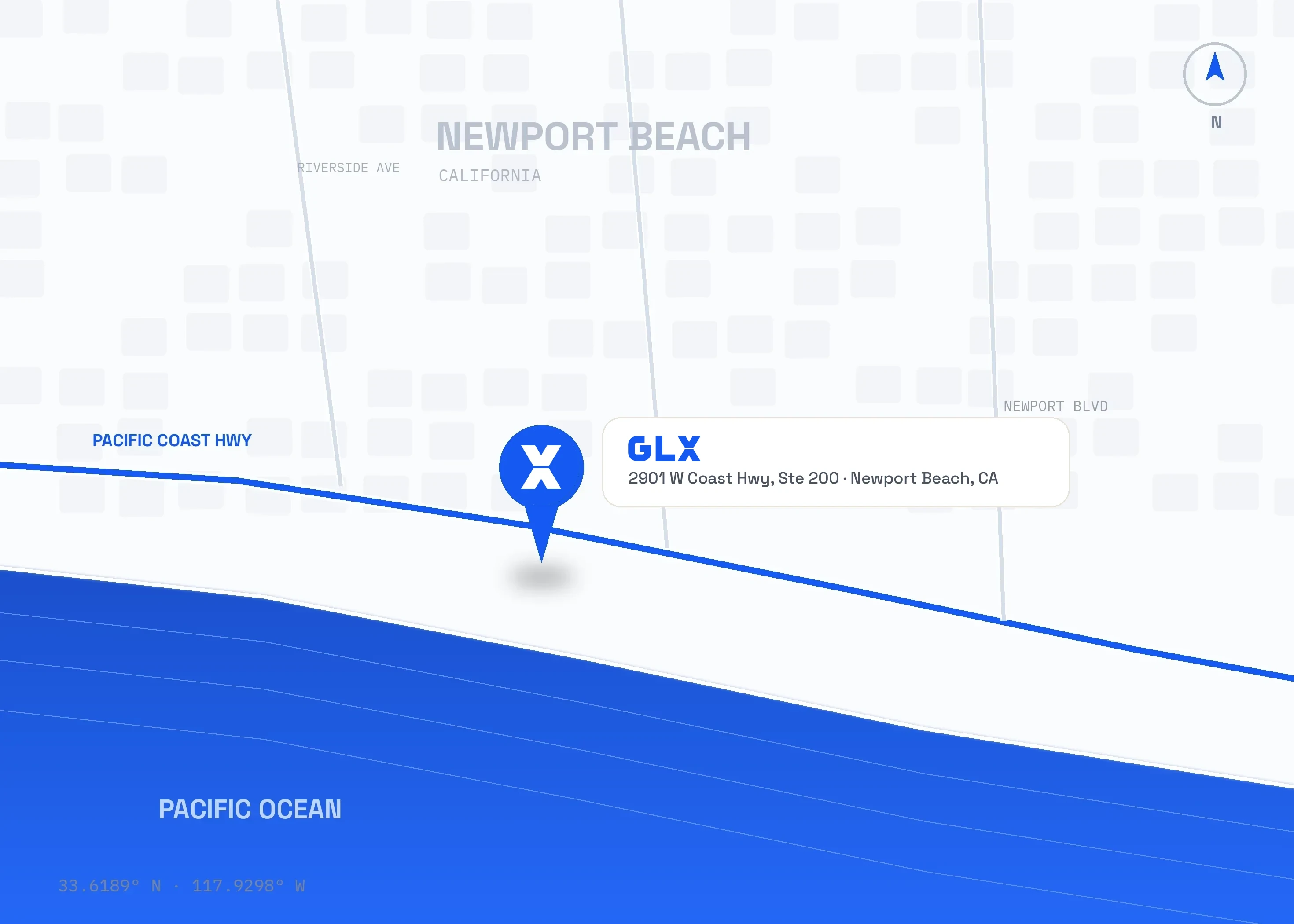 Map of 2901 West Coast Highway, Newport Beach